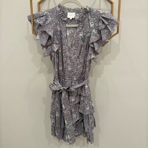 Sundays Lavender Floral Blouse